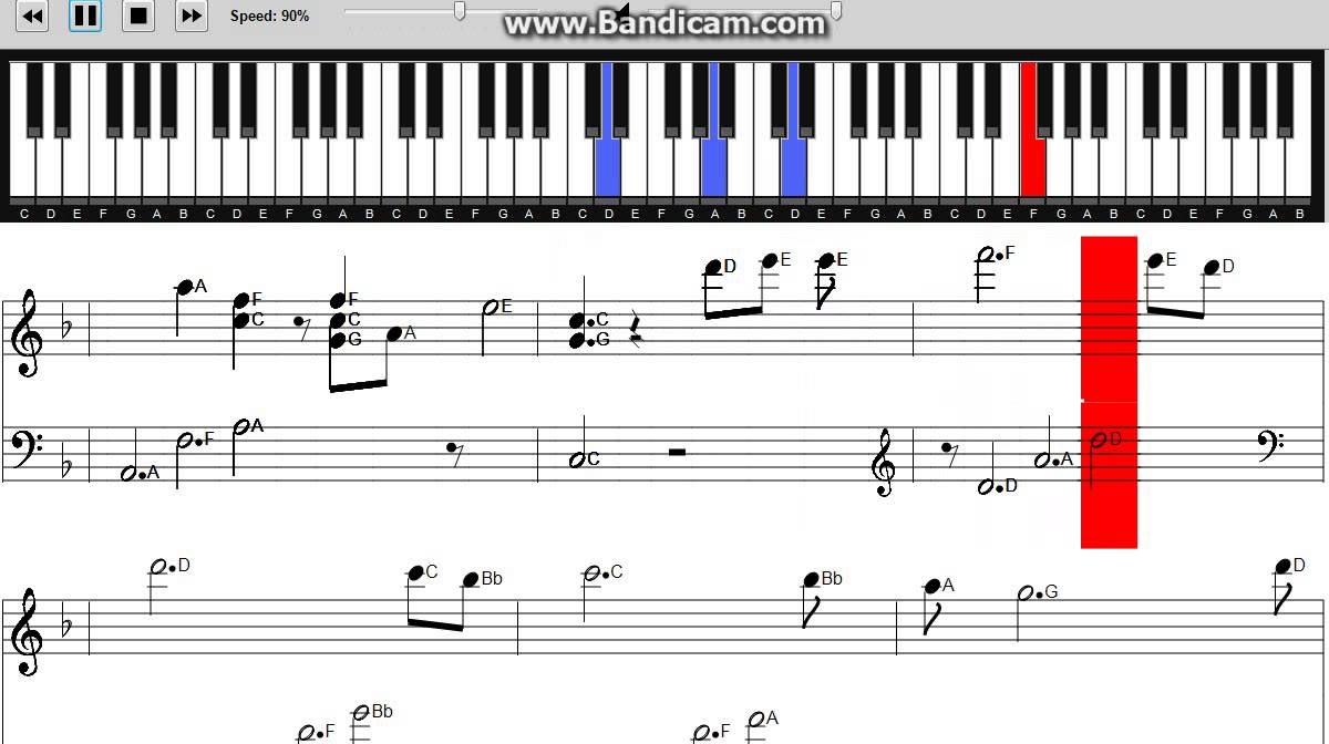 oblivion piano sheet music